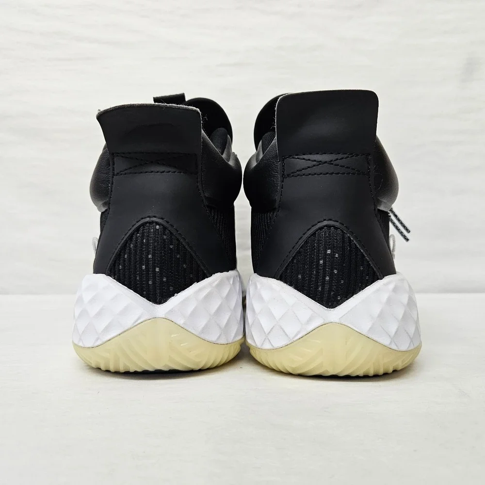 Adidas Pro Boost Mid Basketball Shoes FW9512 Core Black White Mens Size 7‎
